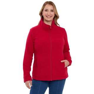 Polar Mujer Básico Full Zipper Rojo Fashion´s Park,hi-res