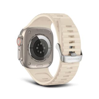 Banda para Apple Watch 49mm de Silicona UT Decoded Blanca,hi-res