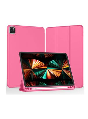 Funda Smart Cover Para iPad 12.9(Pro)Con Ranura Lapiz Fucsia,hi-res