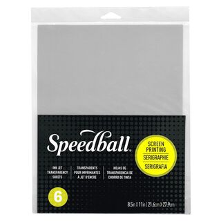 Hojas Para Serigrafía Transparente 6und Speedball,hi-res