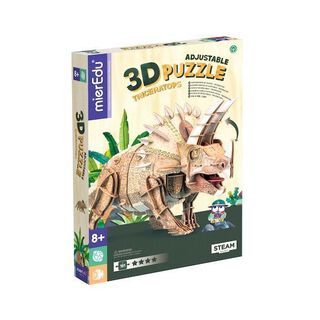 Puzzle Eco 3D Triceratops,hi-res