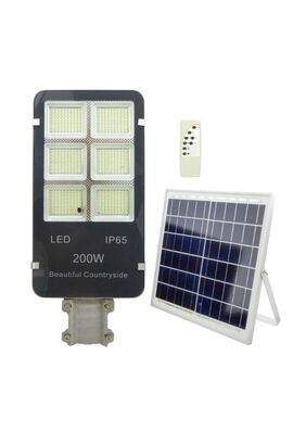 Foco Solar 200 LED 200 Watts Panel Solar Control Remoto,hi-res