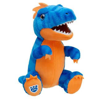 Peluche T-Rex Azul/Naranjo Build-A-Bear,hi-res