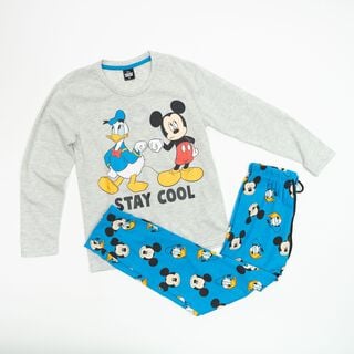 Pijama Niño Mickey Stay Cool Azul Disney,hi-res