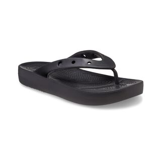 Sandalia Crocs Classic Platform Flip Flop Mujer Black,hi-res