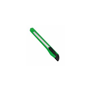Cuchillo Cartonero De 13cms Con Hoja De 9mm Color Verde - PuntoStore,hi-res