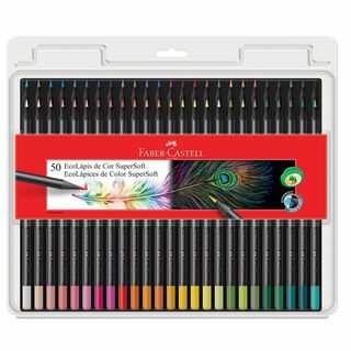 Lápices De Colores Super Soft Faber-Castell x50 Colores,hi-res
