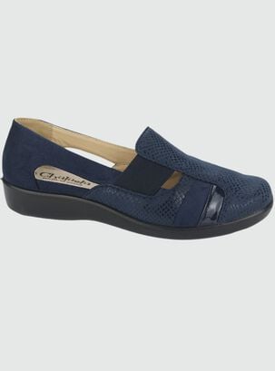 Zapato Chalada Mujer Deco-5 Azul Marino Comfort,hi-res