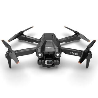 Drone Kf-610 Cámara Dual 3 Baterias Anti-obstáculos Giro 360 v2023 Black,hi-res