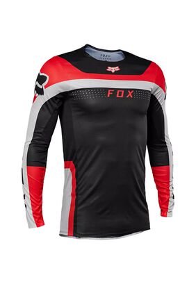 Polera Moto Flexair Efekt Negro/Rojo/Blanco Fox,hi-res