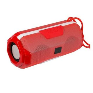 Parlante Portátil Bluetooth Con Luces Led Stereo BT Speakers 143 Rojo,hi-res