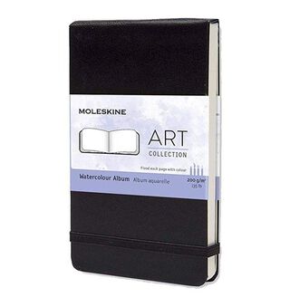 Libreta  Art/watercolour Album/hc/pocket/black,hi-res