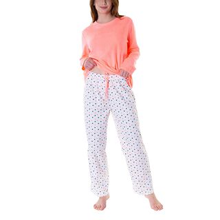 Pijama Micropolar Mujer 8523,hi-res