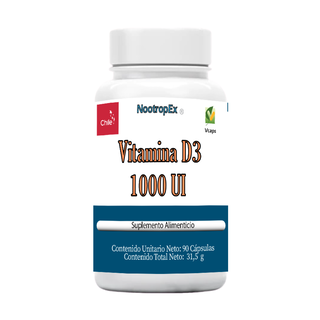 Vitamina D3 1000 UI 90 Cápsulas ,hi-res