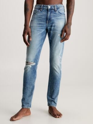Jeans Slim Taper Azul 1A4 Calvin Klein,hi-res