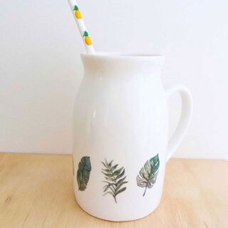 Jarro lechero cerámica botánico Paper Home,hi-res