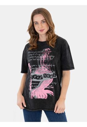 Polera Ariel T-Shirt Negro Mujer Maui And Sons,hi-res