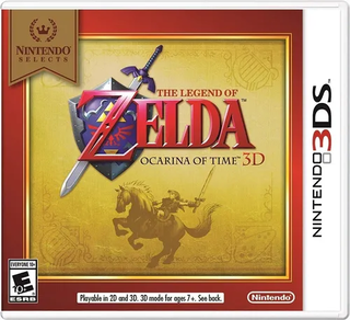 The Legend Of Zelda Ocarina Of Time 3d Nintendo Selects - 3ds Físico - Sniper,hi-res
