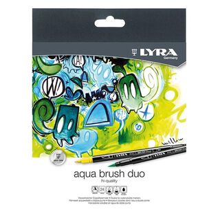 Marcadores Lyra Aqua Brush Duo Set 24 Colores,hi-res