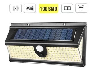 Aplique Solar De Pared Jardín Con Sensor De Movimiento,hi-res