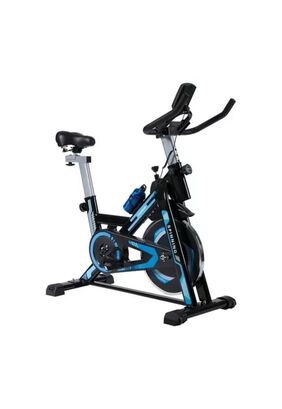 Bicicleta Estática Spinning Profesional Azul,hi-res
