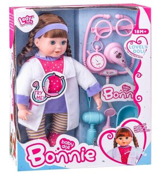 Muñeca Doctora Más Accesorios Baby Doll Bonnie Con Sonido,hi-res