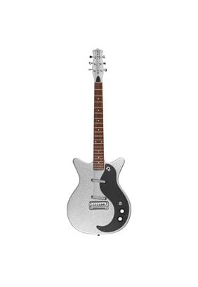 Guitarra Eléctrica Danelectro Silver Metal Flake 59Mj Smf,hi-res