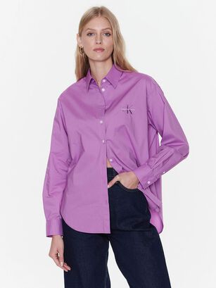 Camisa manga larga para dama Violeta Calvin Klein,hi-res