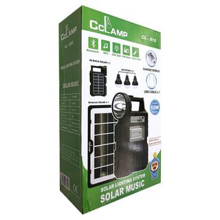 Kit Solar Linterna Portatil Recargable con Panel Solar,hi-res