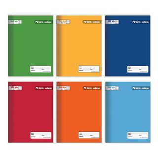 Pack cuadernos collage Torre liso composición 100H x10ud,hi-res