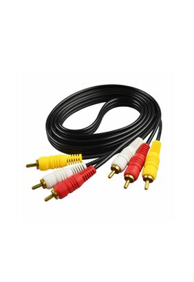 Cable 3 Plug Rca A 3 Plug Rca 1,80 Mts,hi-res