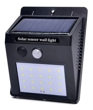 Aplique Foco Solar Led 5w con sensor,hi-res