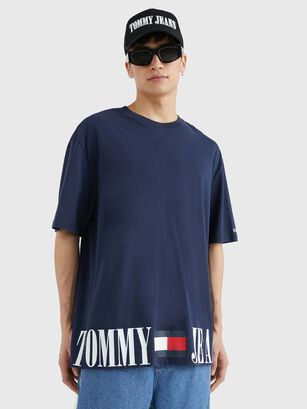 Polera Oversize Archive Graphic Azul Tommy Jeans,hi-res