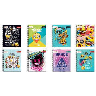 Pack cuadernos universitarios Torre Clásico Emoji 100H x10ud,hi-res