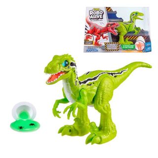 Dinosaurio Robo Alive - Raptor Verde o Rojo + Huev,hi-res
