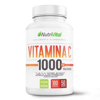 Vitamina C 1000mg 100 Cápsulas Nutrivital,hi-res