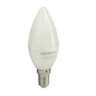 Ampolleta LED Marca Megabright modelo E14 luz cálida de 5W,hi-res