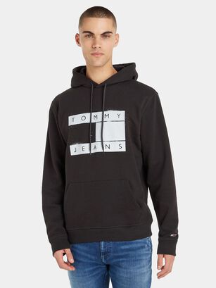 Polerón Hoodie Relaxed Grunge Negro Tommy Jeans,hi-res