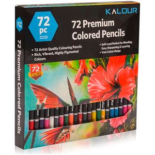 Juego 72 Lapices De Colores Arte Dibujo Color Vibrante,hi-res