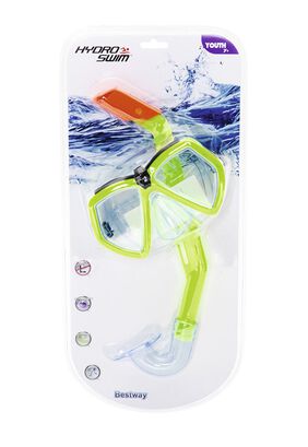 Máscara con snorkel hydroswim infantil 7+ Bestway,hi-res