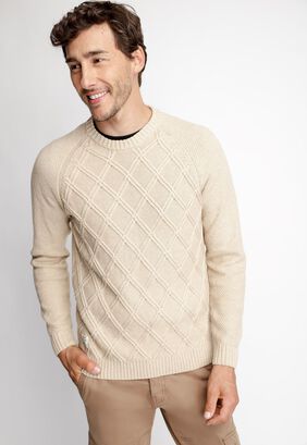 Sweater Virginia Beige Melange,hi-res