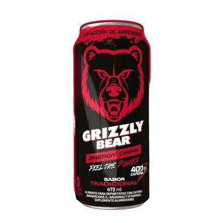 Energetica Grizzly Bear - Tradicional - 400mg cafeína - 473ml c/u,hi-res