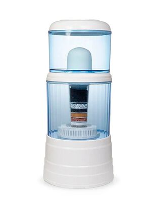 Dispensador filtrador de agua con piedras,hi-res