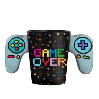 Taza Mug Ceramica Gamer Game Over Control Joystick,hi-res