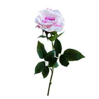 Rosa Rosada Flor Artificial by Le Bouquet 71 cm,hi-res
