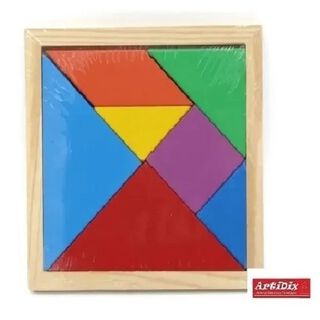 Tangram de madera mediano multicolor Smallbox,hi-res