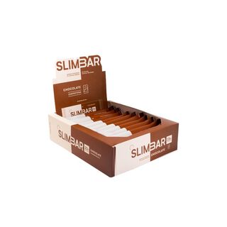 Box de 12 Barras de proteína 23gr de proteína 60gr Slimbar Chocolate,hi-res