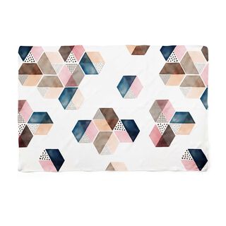 Set x 6 individuales anti manchas rectangulares hexágonos Paper Home,hi-res