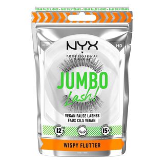 Jumbo Pestañas Postizas Vegana Reutilizable Wispy Flutt. Nyx,hi-res