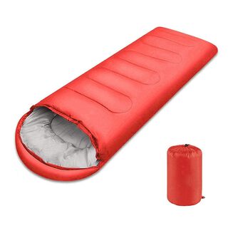 Saco de Dormir Ultra Liviano y Compacto +5° Rojo,hi-res